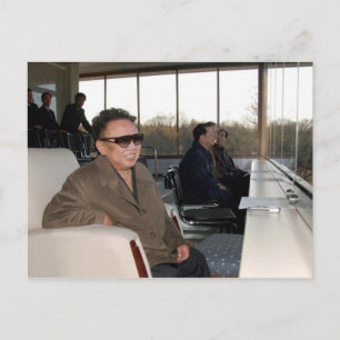 Kim Jong-il, Nordkorea Postkarte