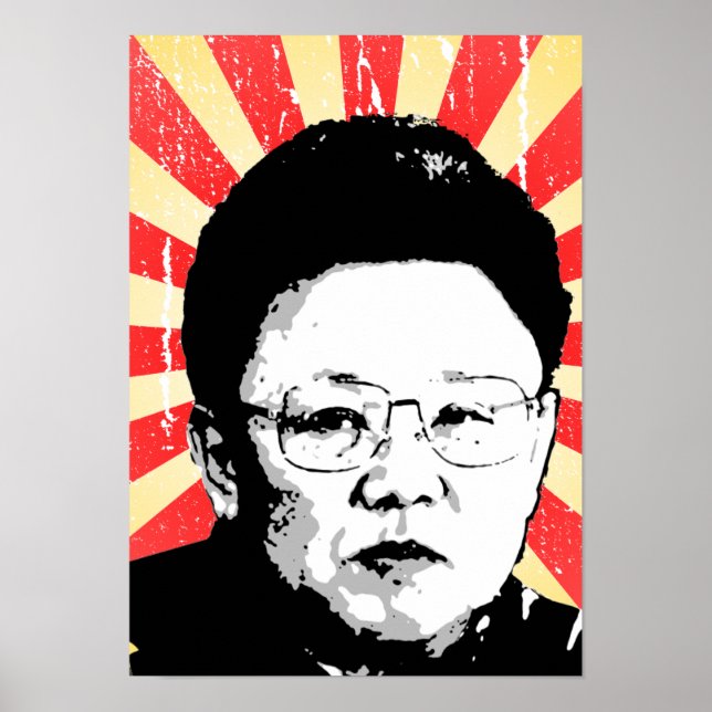 Kim Jong Il Poster (Vorne)