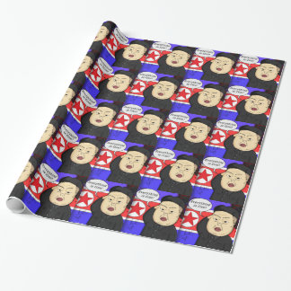 Kim Jong Un, North Korea, Dictator, Korea, Funny, Geschenkpapier