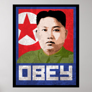Kim Jong Un Propaganda - OBEY - Poster