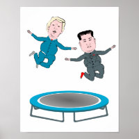 Kim Jong Un und Präsident Trump
