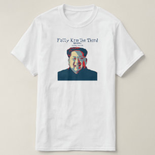 Kim Jong-UNO fetthaltiges Kim das dritte 脂肪金 T-Shirt