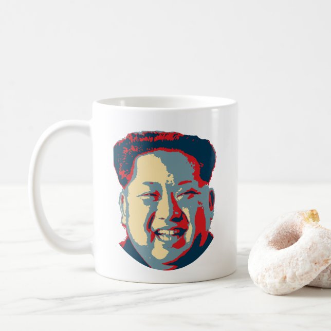 Kim Jong-UNO Nordkorea Tasse (Mit Donut)