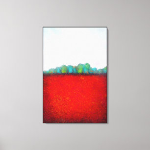 Kim Niles Arbor Landschaft ROT Leinwanddruck
