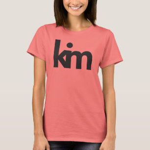 Kim, personalisiertes kurzes Hülsent-shirt T-Shirt