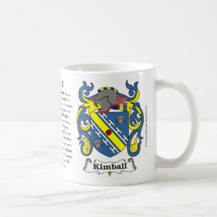 Kimball Familien-Wappen Tasse