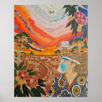 Kimberley Nurse - Australisches Outback Poster