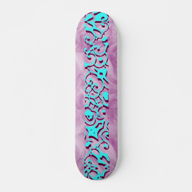 Kimberly Lila Plume Wingnut Designer Name Skateboard (Vorne)