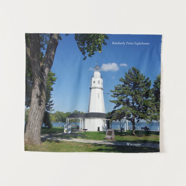 Kimberly Point Lighthouse Wandteppich (Vorderseite (Horizontal))