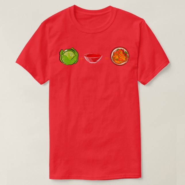 Kimchi Cabbage Red Sauce T-Shirt (Design vorne)