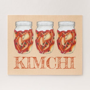 Kimchi Fermented Cabbage Koreanische Küche Puzzle