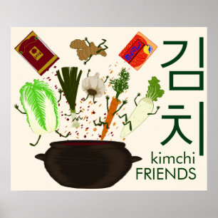 Kimchi Freund-Plakat Poster
