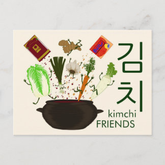Kimchi Friends Postcard Postkarte