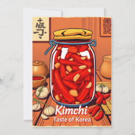 Kimchi - Geschmack von Korea Einladung