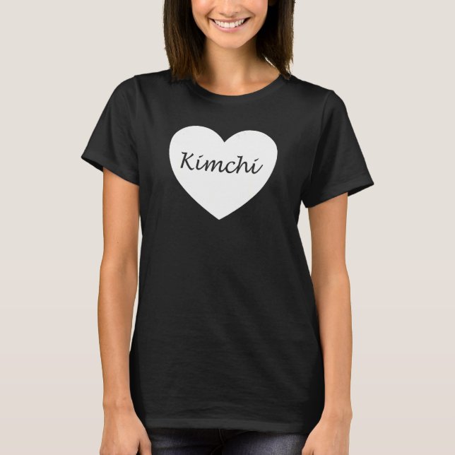 Kimchi Heart Apparel Unique Kimchi Design T-Shirt (Vorderseite)