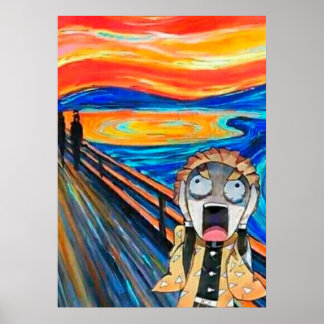 Kimetsu no Yaiba Zenitsu Poster