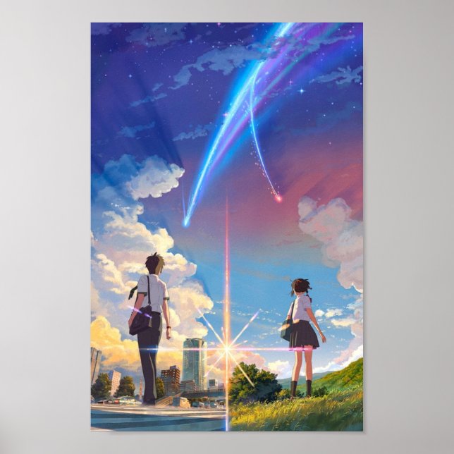 Kimi no na wa your name animfilm BEST RES Poster (Vorne)
