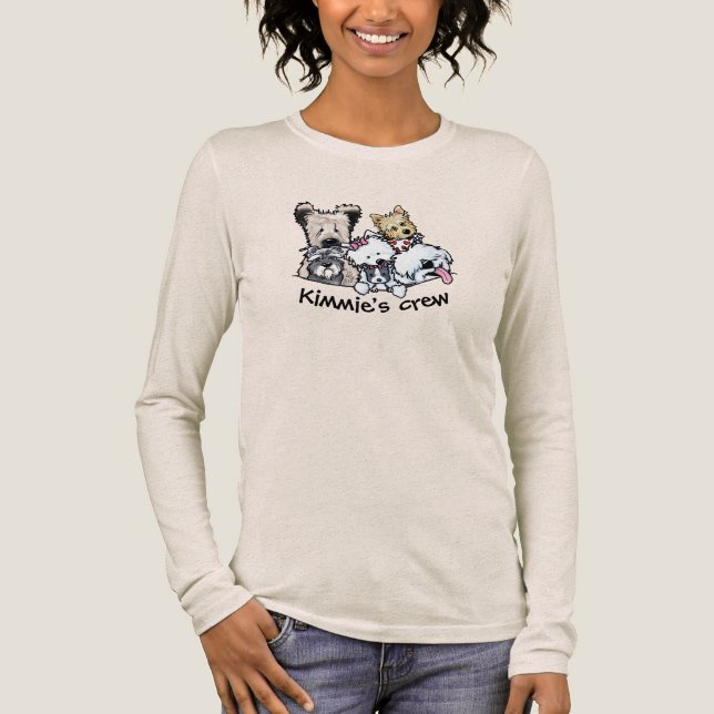 Kimmies Crew KiniArt Tri-Blend Shirt (Vorderseite)