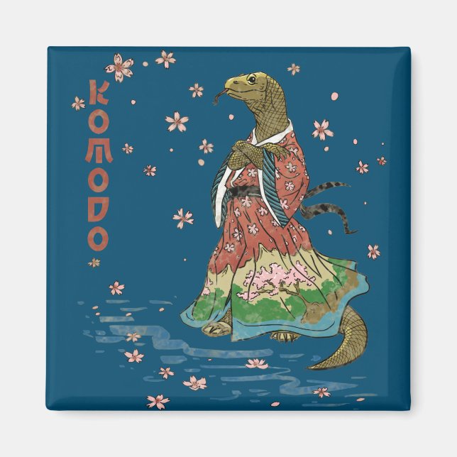 Kimono Dragon Magnet (Vorne)