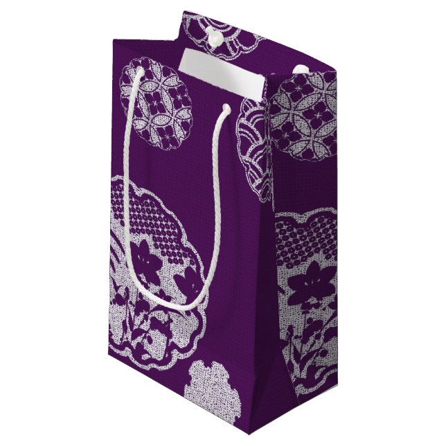 Kimono gemusterte Geschenktasche Kleine Geschenktüte (Vorderseite Schrägansicht)