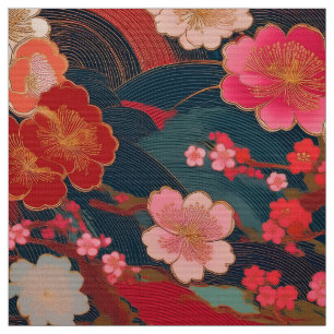 Kimono inspiriert japanisches Gewebe Stoff