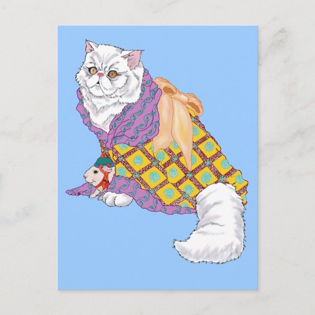 Kimono Kitty und Kaiser Chu-ii Postkarte (Vorderseite)
