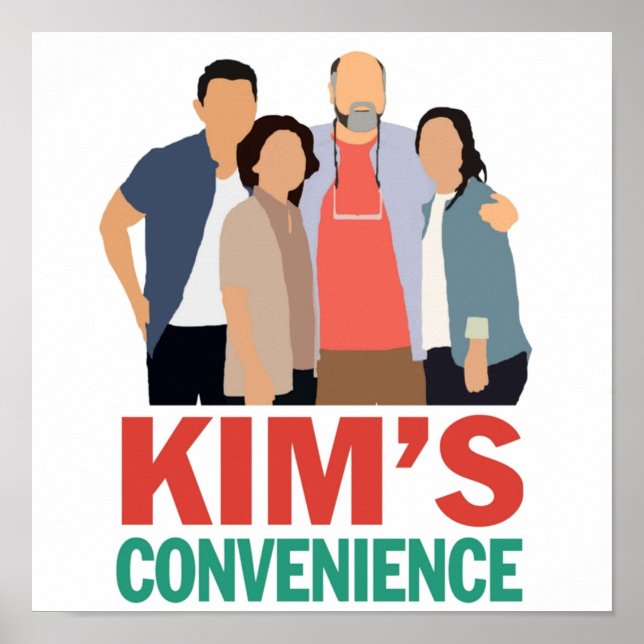 Kims Convenience Simplistic Art Poster (Vorne)