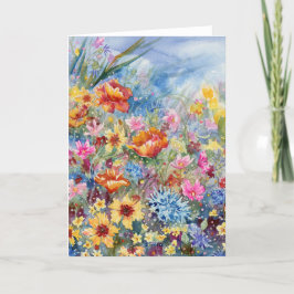 "Kim's Meadow"-leere Notecard Dankeskarte