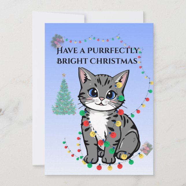 Kim'WhiskerWorks Holiday – Flat Greeting Card Karte (Vorderseite)