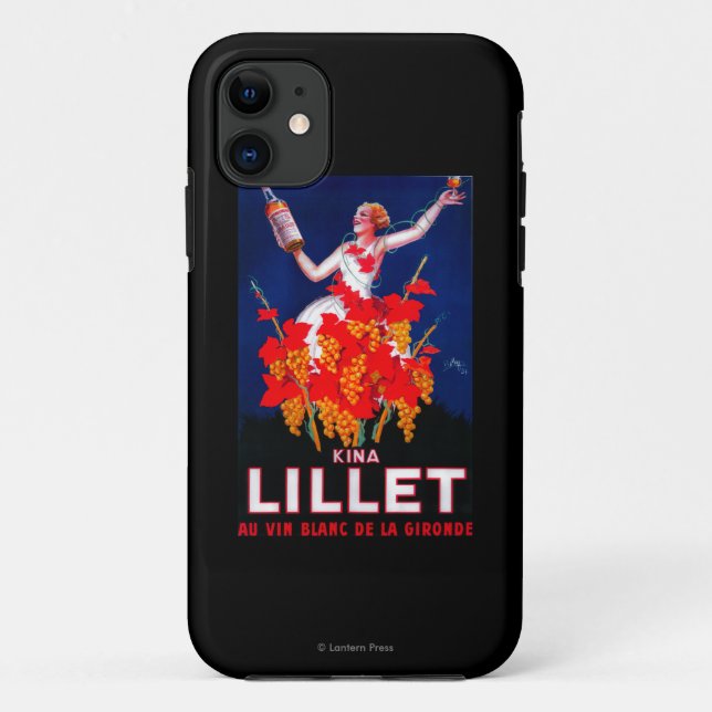 Kina Lillet Vintages PosterEurope Case-Mate iPhone Hülle (Rückseite)