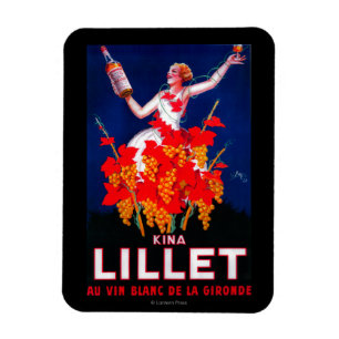 Kina Lillet Vintages PosterEurope Magnet