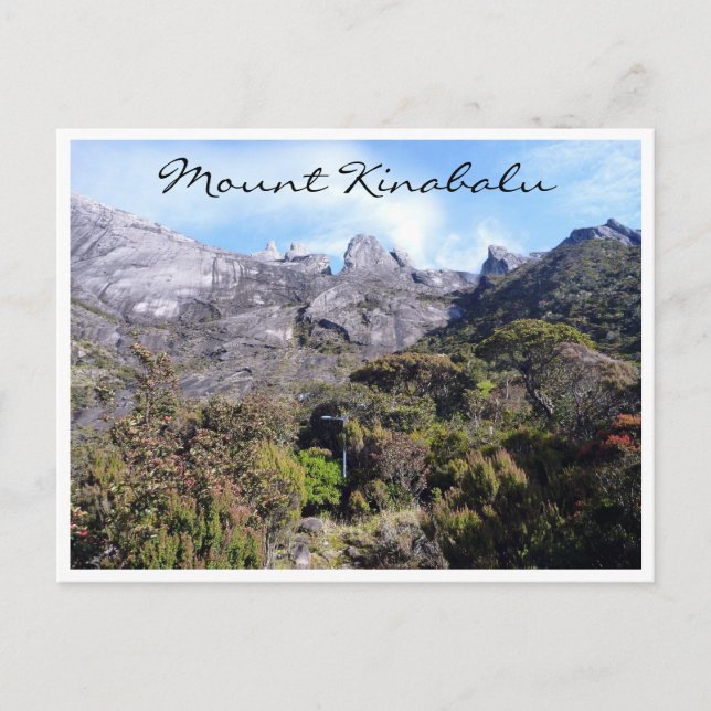 Kinabalu aus dem Laban rata Postkarte (Vorderseite)