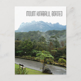 Kinabalu Berg Landschaft Sabah Borneo Postkarte