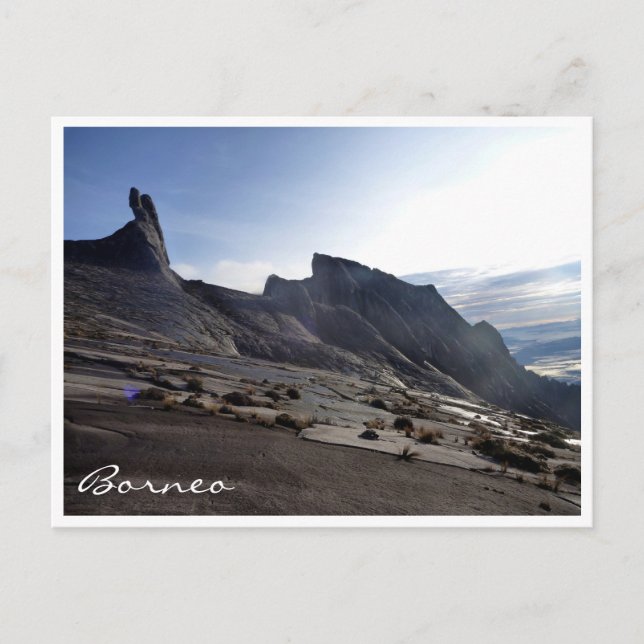 Kinabalu-Borneo-Ansicht Postkarte (Vorderseite)
