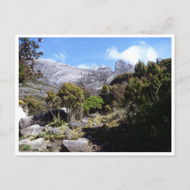 Kinabalu-Hochansicht Postkarte (Vorderseite)