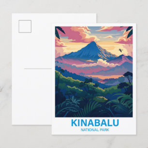 Kinabalu Nationalpark Sabah Malaysia Reise Postkarte