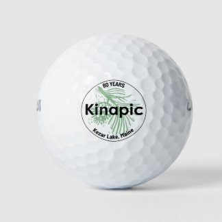 Kinapic 80. Jahr Set mit 3 Golfbällen Golfball