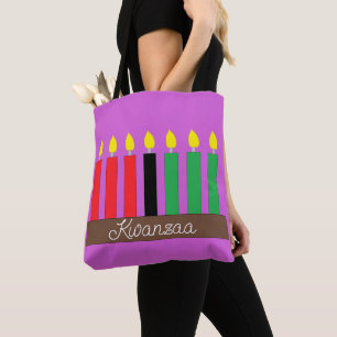 Kinara für Kwanzaa: Lavender