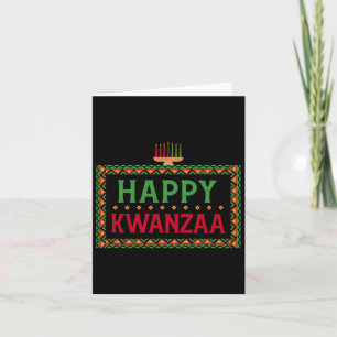 Kinara Seven Candles Principles of Kwanzaa Happy K Karte