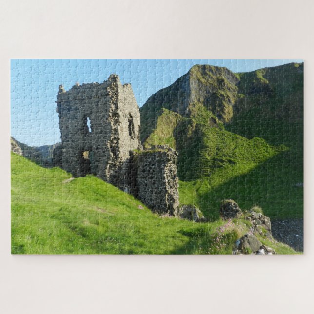 Kinbane Castle Antrim Irland. Puzzle (Horizontal)