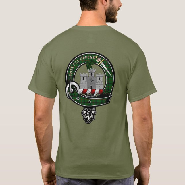 Kincaid Tartan Clan Abzeichen T-Shirt (Rückseite)