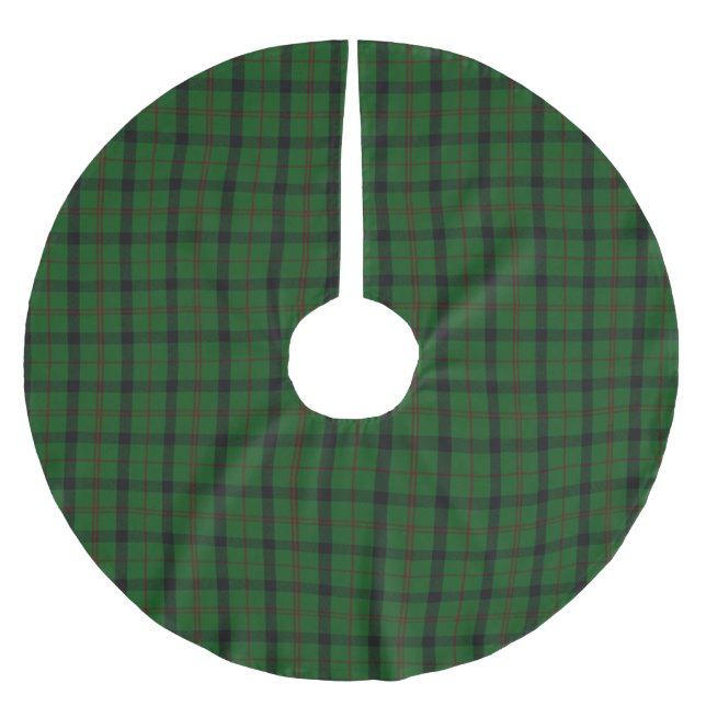 Kincaid Tartan Kariert Tree Skirt Polyester Weihnachtsbaumdecke (Vorderseite)
