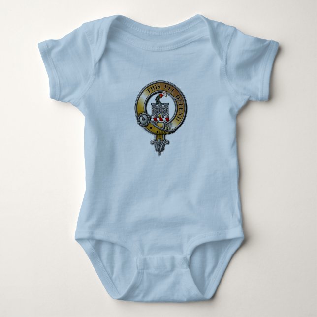 Kincaid Wappen Abzeichen Baby Strampler (Vorderseite)