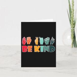 Kind American Sign Language Asyl Disability Awaren Karte