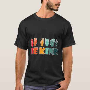 Kind American Sign Language Asyl Disability Awaren T-Shirt