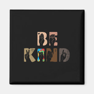 Kind Asl Hand Sign Interpreter Zeichensprache Auti Magnet