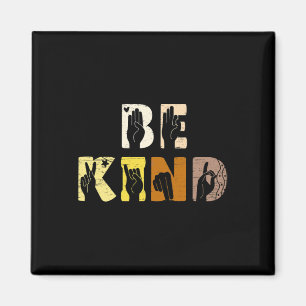 Kind Asl Hand Sign Interpreter Zeichensprache Magnet