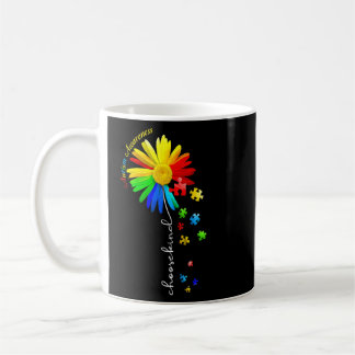 Kind Autismus Awareness Sonnenblumen Mama Frauen Kaffeetasse