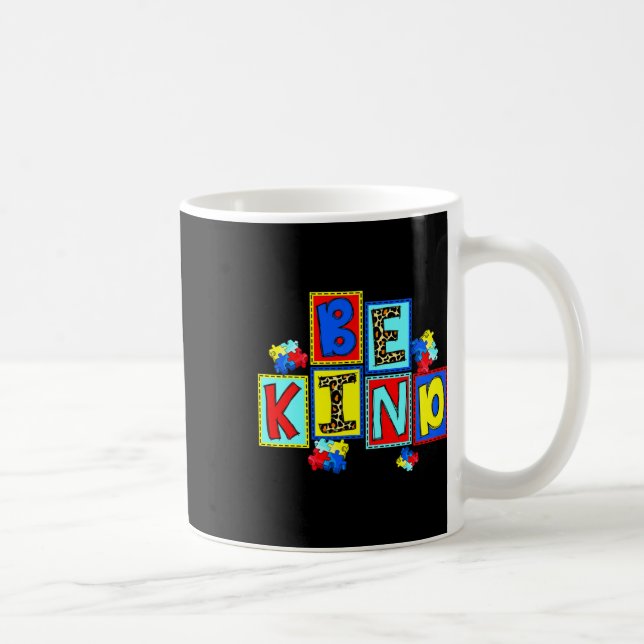 Kind Autismus Bewusstsein Asl Kindness Autismus Ma Kaffeetasse (Rechts)