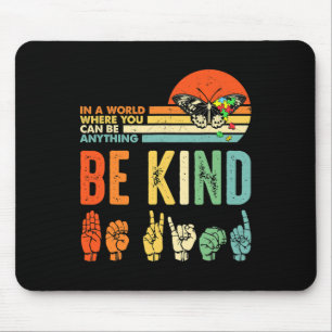 Kind Autismus Bewusstsein Asl Mama Lehrer Kindheit Mousepad